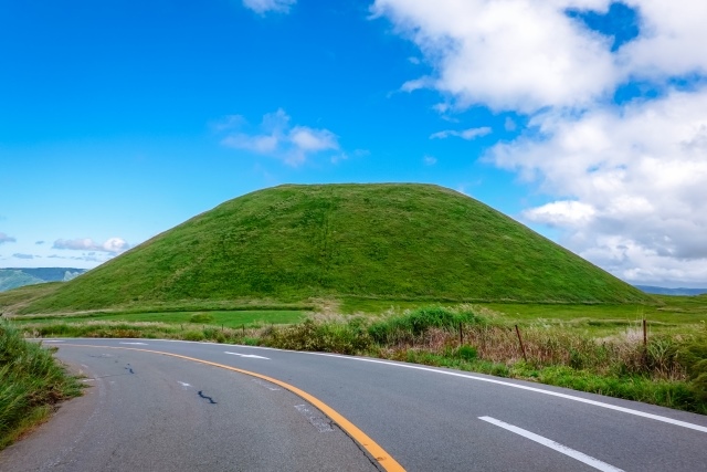 Recent image of Yonezuka near Mount Aso